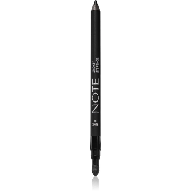 Note Cosmetique Smokey Eye Pencil voděodolná tužka na oči 01 Black 1,2 g