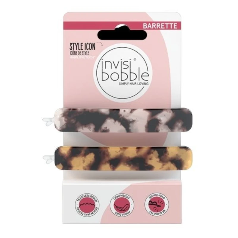 Invisibobble Sponky do vlasů Barrette Havana Mama 2 ks