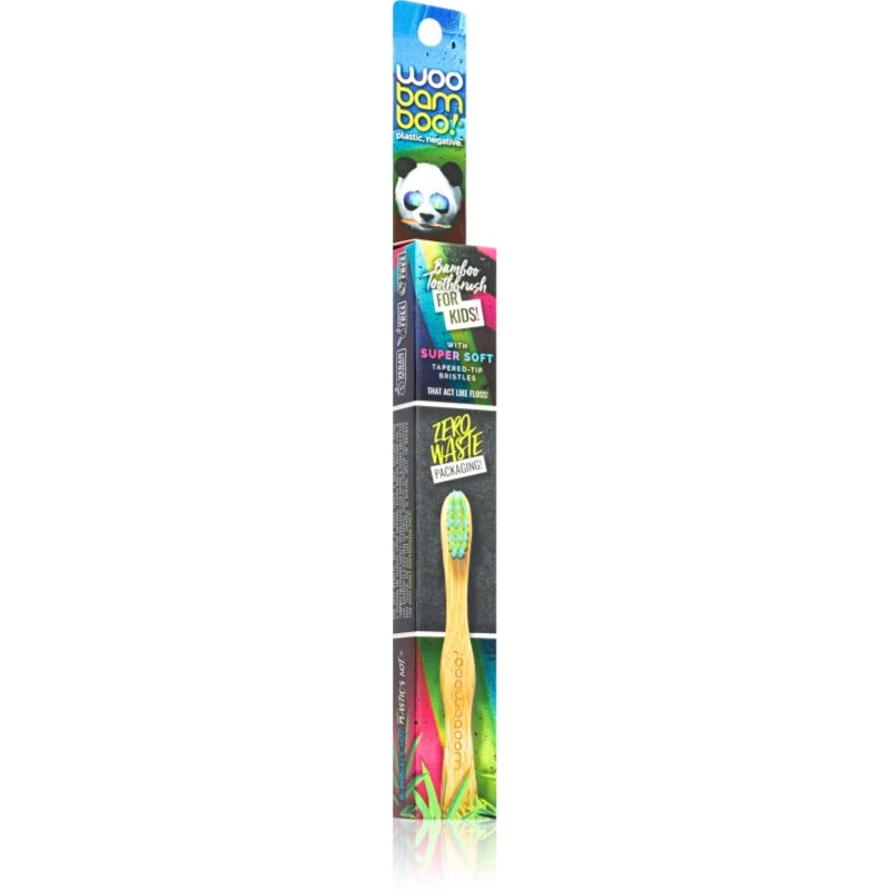 Woobamboo Eco Toothbrush Kids Super Soft bambusový zubní kartáček pro děti 1 ks