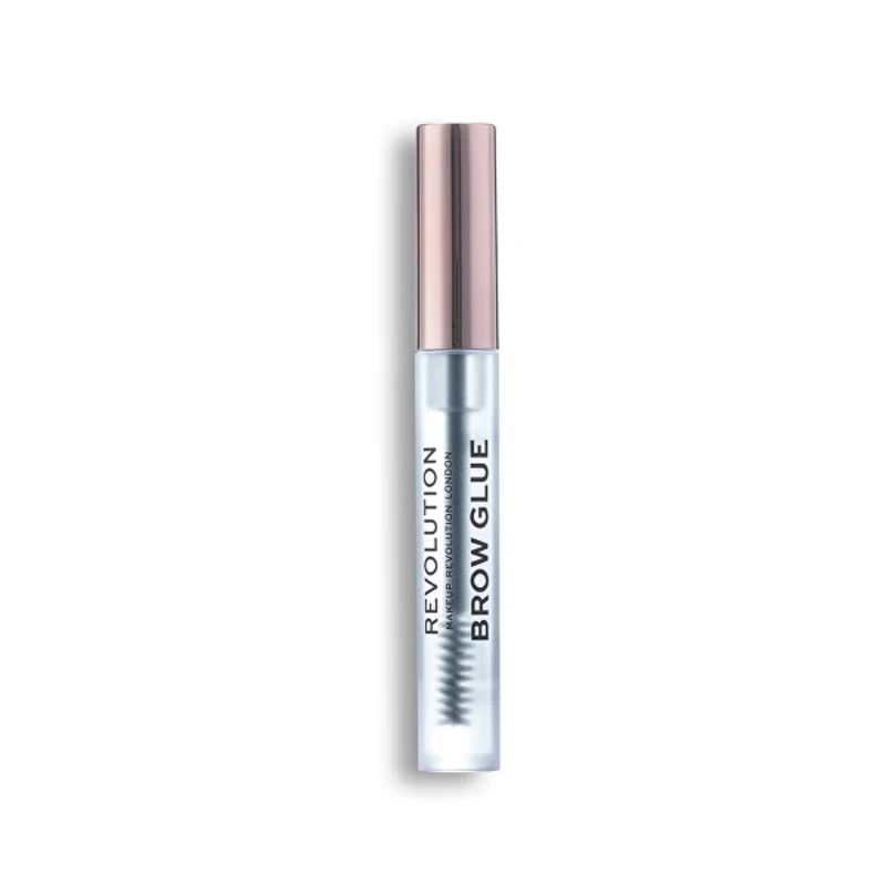 Makeup Revolution Brow Glue transparentní fixační gel na obočí 3 ml