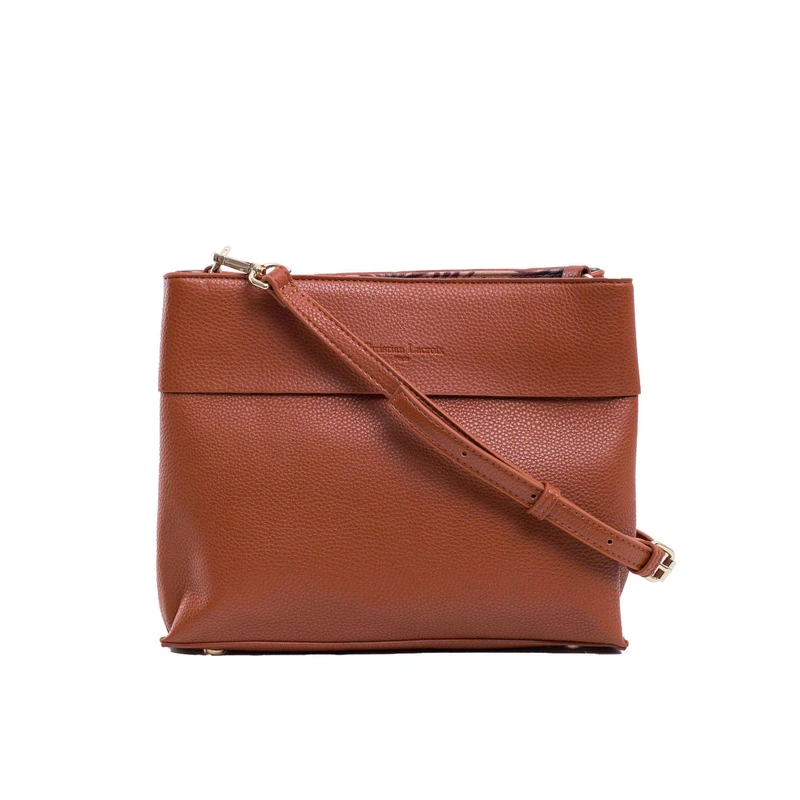 Brown shoulder bag