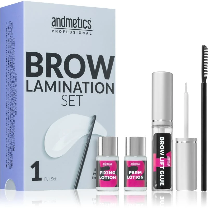 andmetics Professional Brow Lift set na obočí pro fixaci a tvar