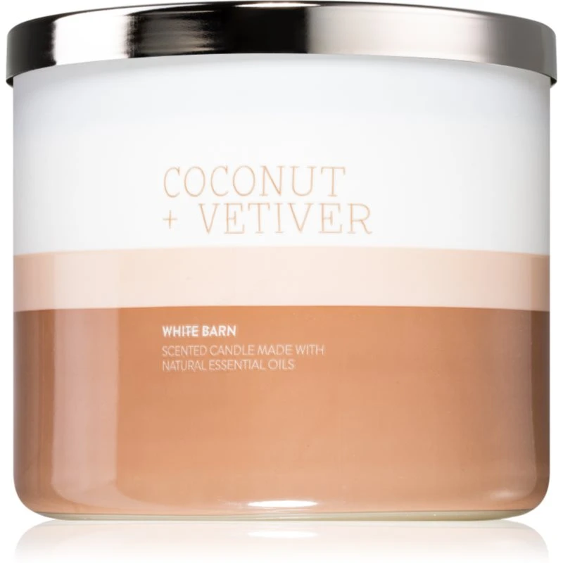 Bath & Body Works Coconut + Vetiver vonná svíčka 411 g