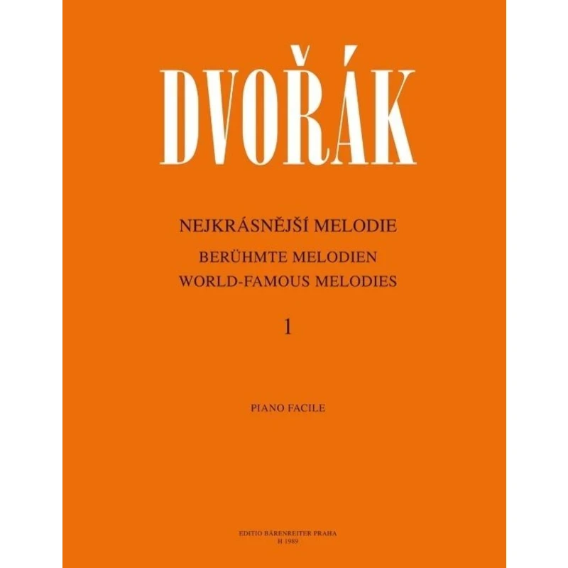 Antonín Dvořák Nejkrásnější melodie 1 Noty