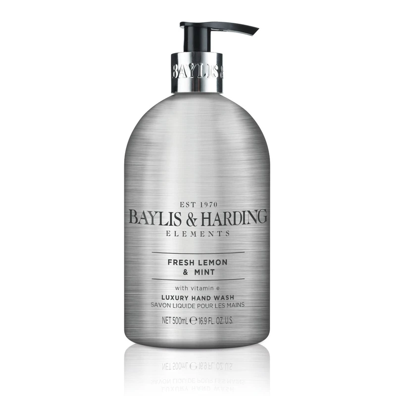 Baylis & Harding Elements Fresh Lemon & Mint tekuté mýdlo na ruce 500 ml