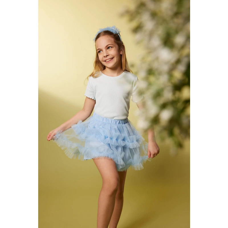 DEFACTO Girl Tutu Skirt Crown 2 Piece Set