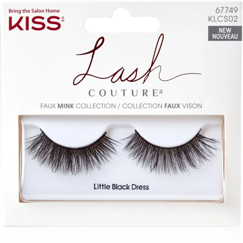 KISS Lash Couture Faux Mink umělé řasy Little Black Dress 2 ks