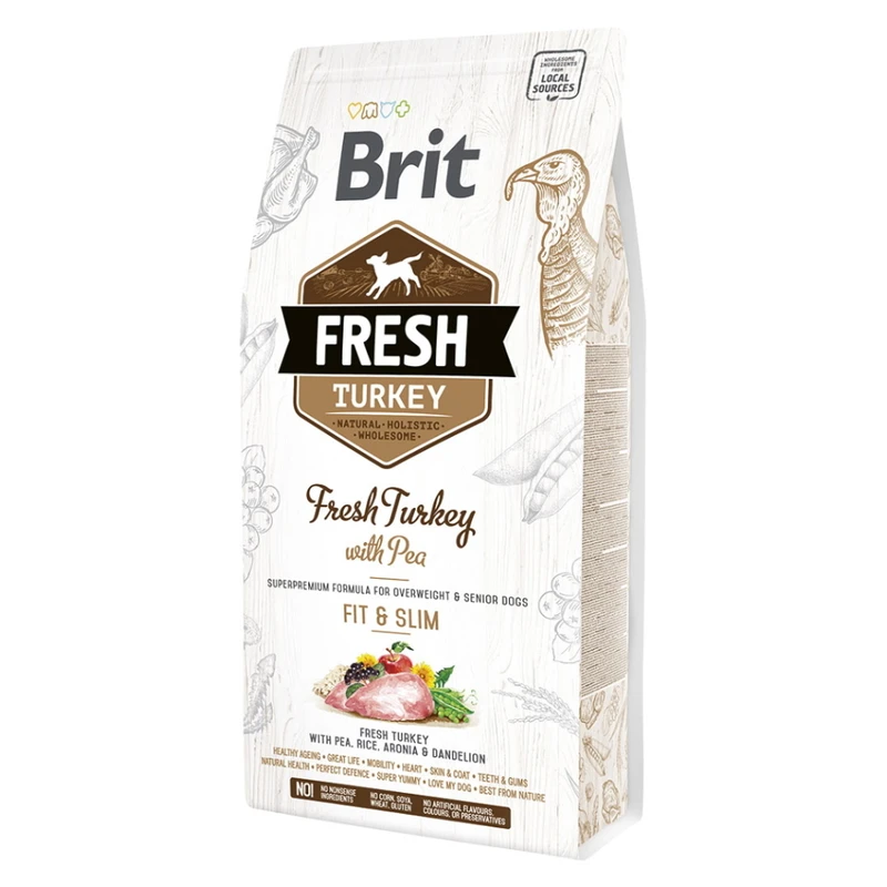 Brit Fresh Turkey with Pea Light Fit & Slim 12kg