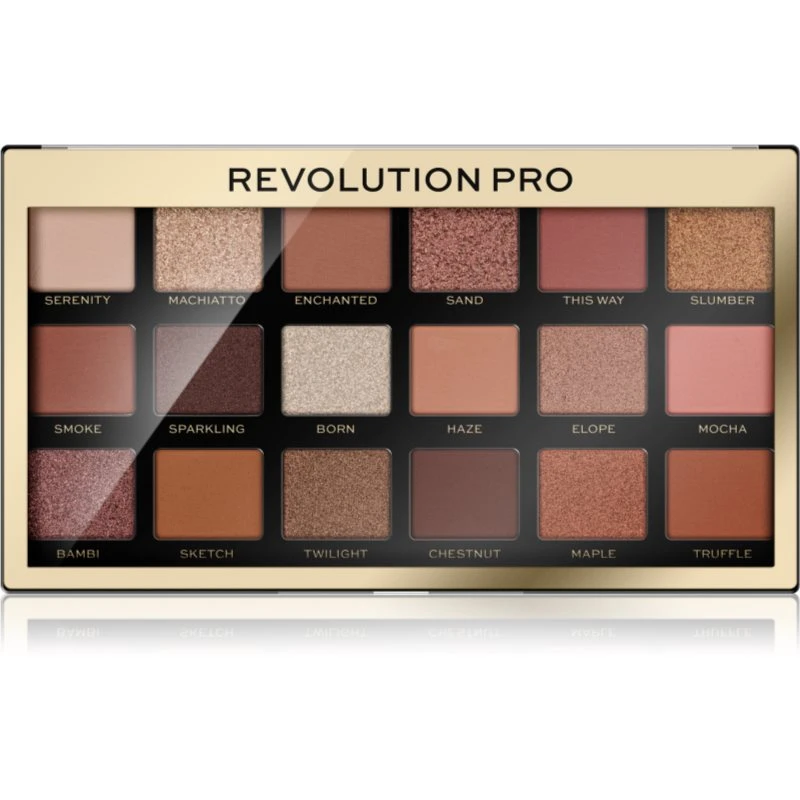 Revolution PRO Regeneration paleta očních stínů odstín Nude Au Naturel 14.4 g