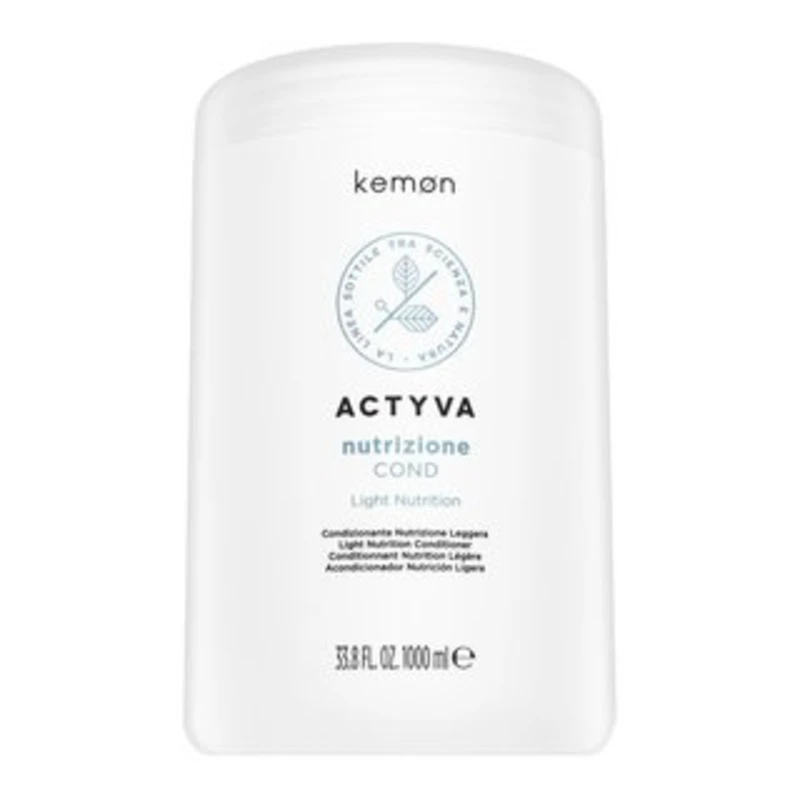 Kemon Actyva Nutrizione Light Conditioner vyživující kondicionér pro jemné vlasy 1000 ml