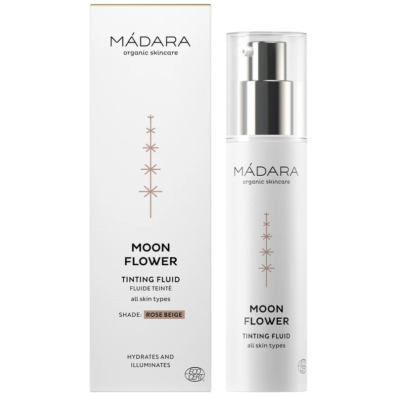 MÁDARA Tónovací fluid Moon Flower (Tinting Fluid) 50 ml Rose Beige