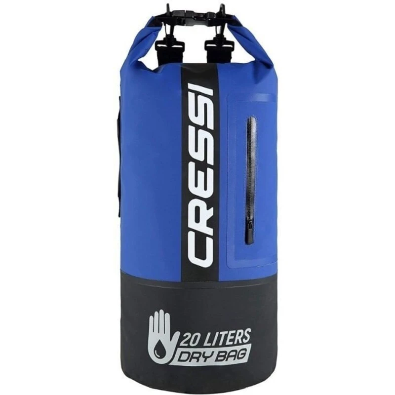 Cressi Dry Bag Bi-Color Black/Blue 20L