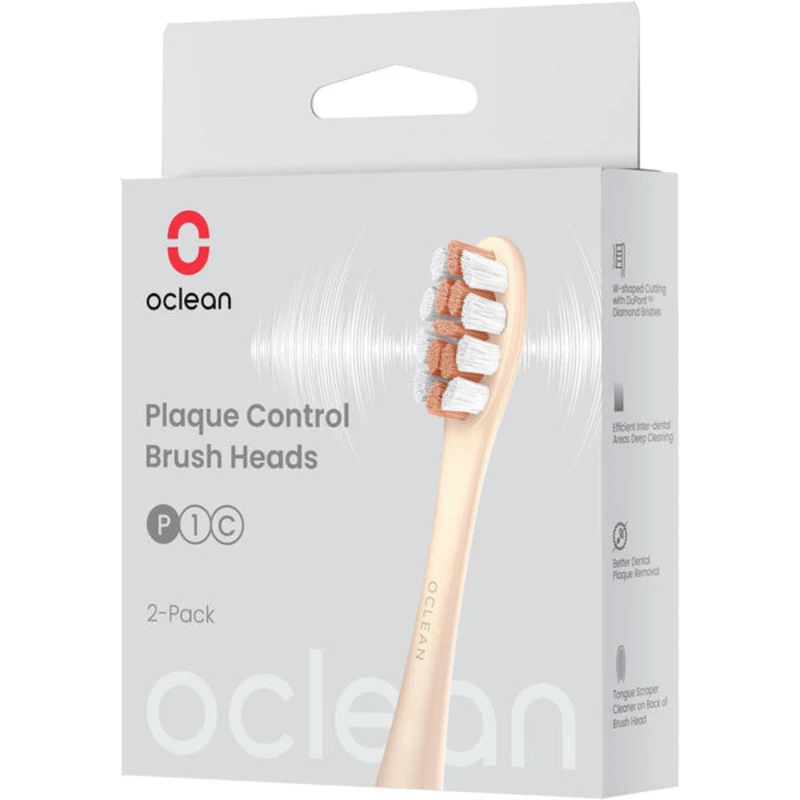 Oclean Brush Head P1C8 náhradní hlavice Gold 2 ks