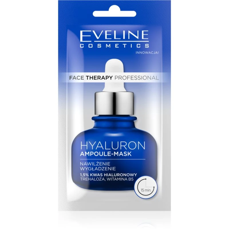 Eveline Cosmetics Face Therapy Hyaluron krémová maska s hydratačním účinkem 8 ml