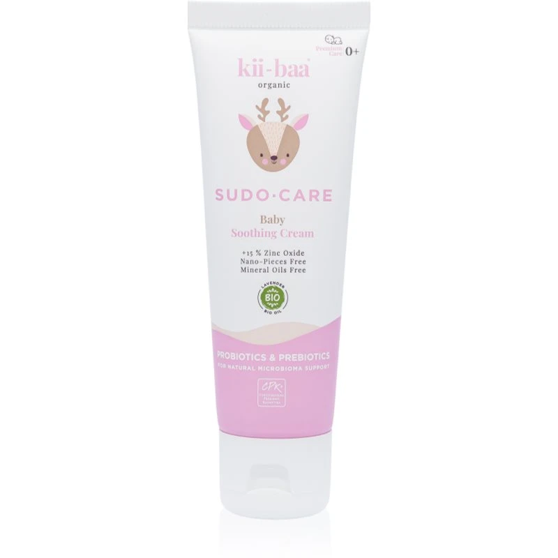 kii-baa® organic SUDO-CARE dětský ochranný krém se zinkem 50 g