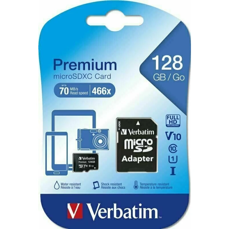 Verbatim SDXC 128GB micro Premium