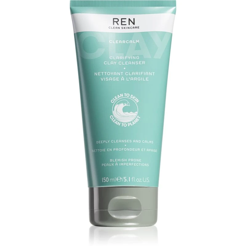 REN ClearCalm Clarifying Clay Cleanser čisticí přípravek pro citlivou pleť 150 ml