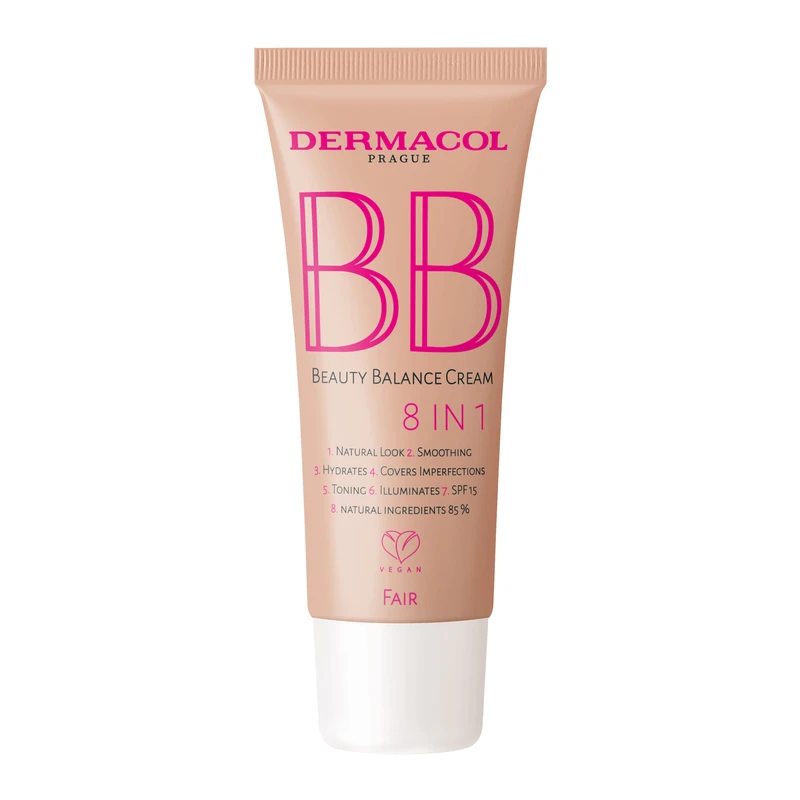 Dermacol Beauty Balance BB krém s hydratačním účinkem SPF 15 N.3 Shell 30 ml