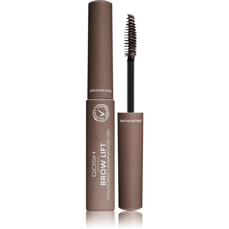 Gosh Brow Lift gel pro úpravu obočí odstín 001 Grey Brown 6 ml