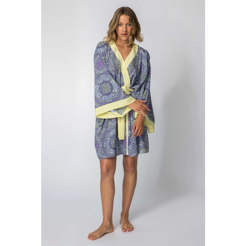 LaLupa Woman's Cover Up Kimono LA107