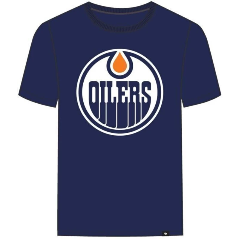 Edmonton Oilers NHL Echo Tee Blue M