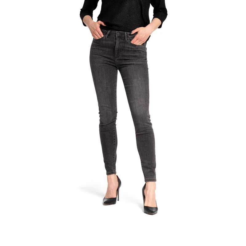 Vero Moda Dámské džíny VMSOPHIA Skinny Fit 10201804 Dark Grey Denim L/34