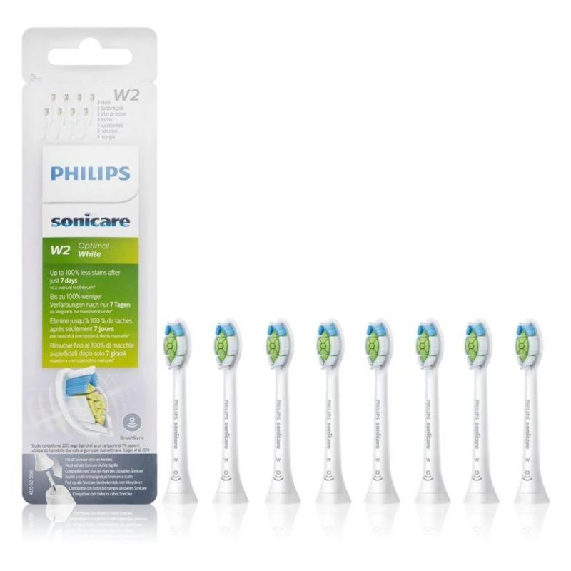 Philips Sonicare Optimal White Standard HX6068/12 náhradní hlavice pro zubní kartáček 8 ks