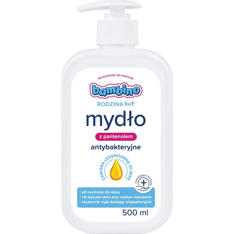 Bambino Family Antibacterial Soap čisticí tekuté mýdlo na ruce Antibacterial 500 ml