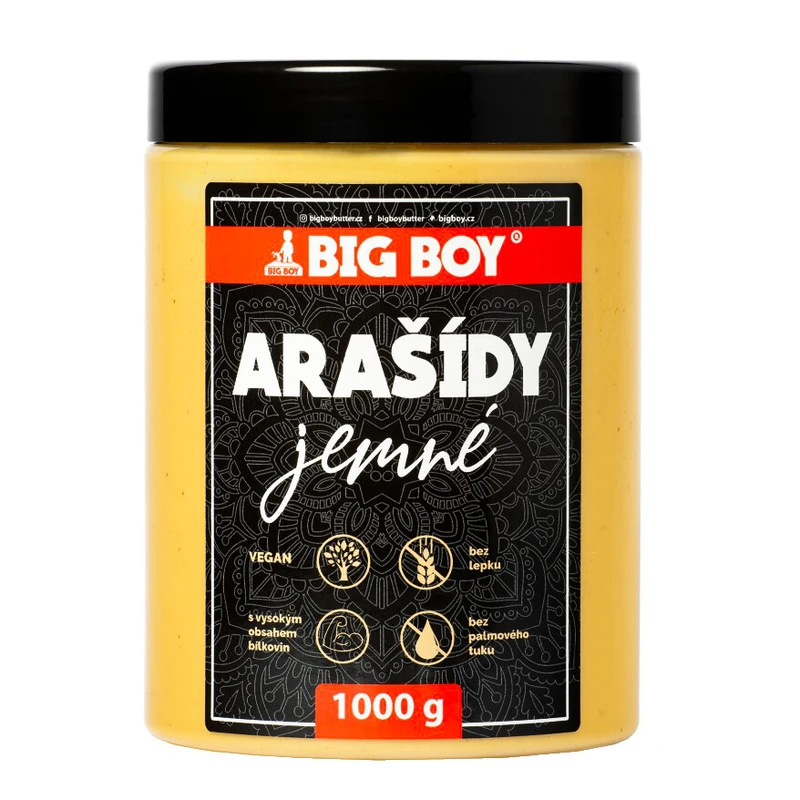 Big Boy Arašídový krém 1000 g jemný