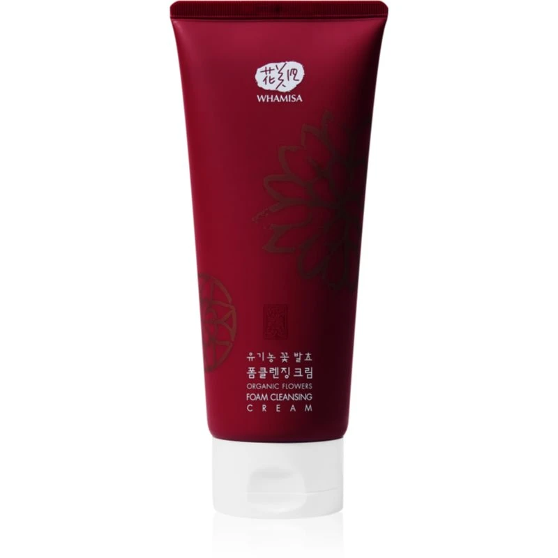 WHAMISA Organic Flowers Foam Cleansing Cream čisticí pěnivý krém 200 ml