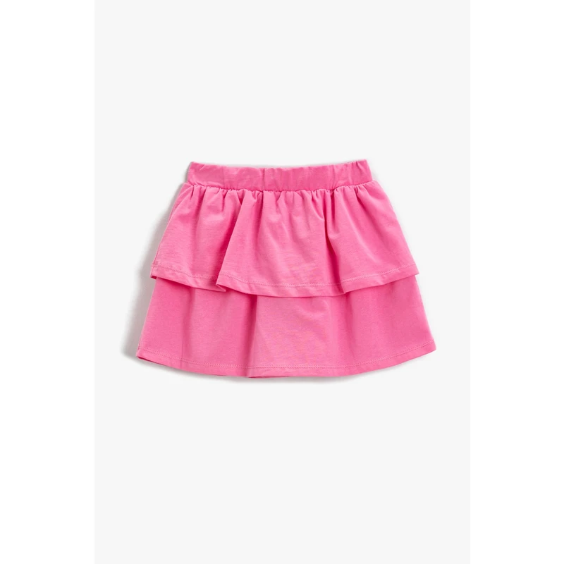 Koton Frilly Mini Skirt Cotton