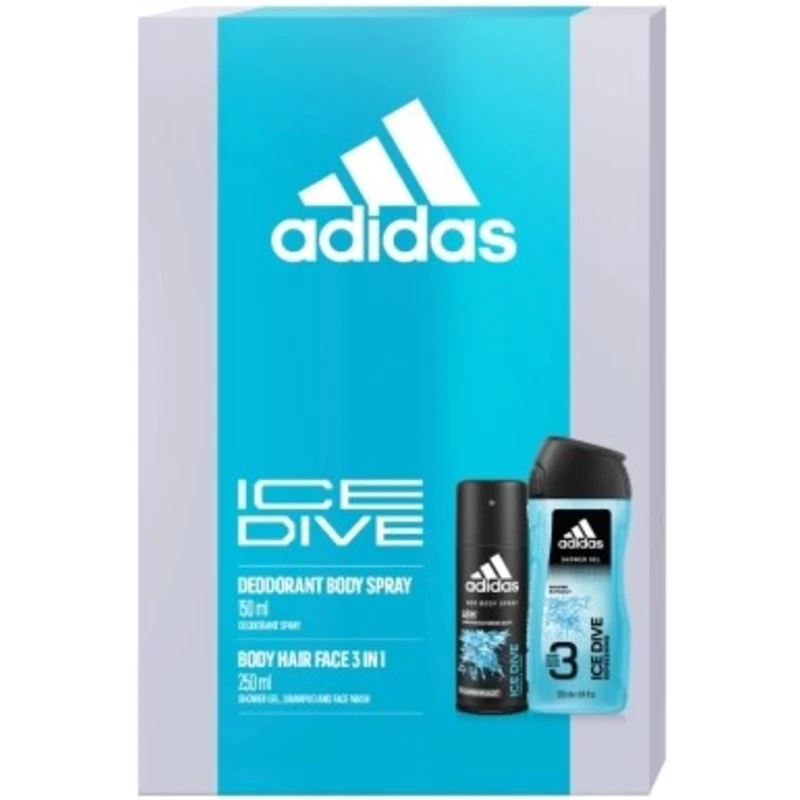 Adidas Ice Dive - deodorant ve spreji 150 ml + sprchový gel 250 ml