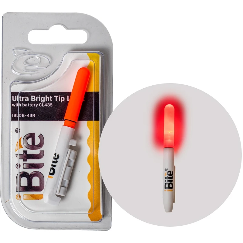 Ibite světlo led na špičku ultra bright tip light - červená