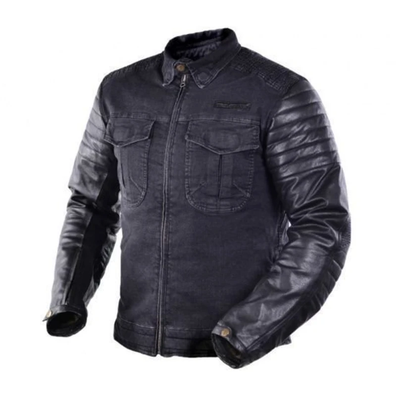 Trilobite 964 Acid Scrambler Denim Černá 4XL Textilní bunda