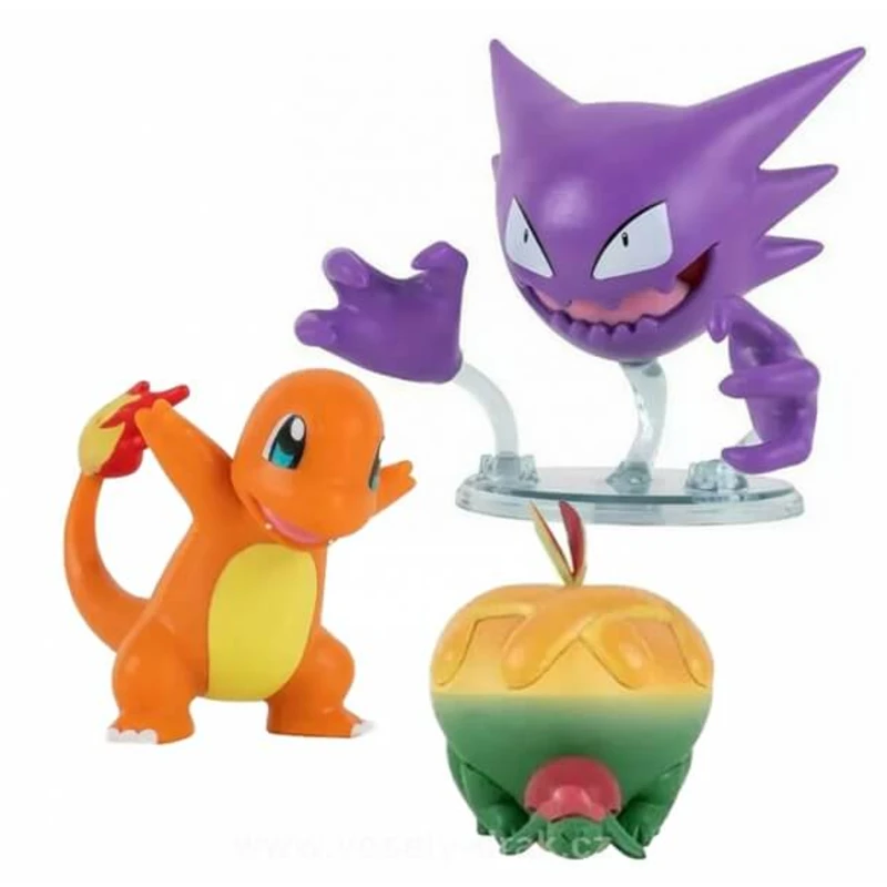 Pokémon akční figurky Appletun, Haunter a Charmander 5 - 8 cm